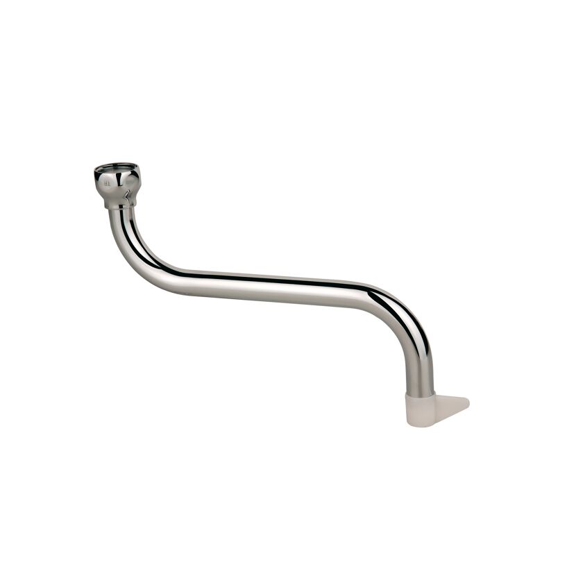 S-Rohrauslauf verchromt 1/2" x 160 mm