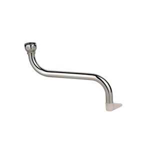 S-Rohrauslauf verchromt 1/2" x 160 mm