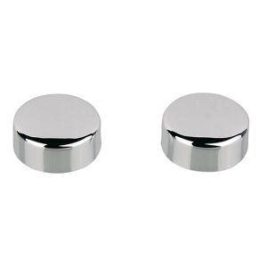 Abdeckkappe verchromt Ø 20 mm für Stand-WC Befestigung, 2 Stück