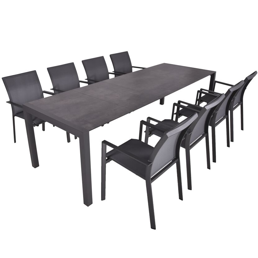 Gartenmöbelset 'Sophia' für 8 Personen Aluminium