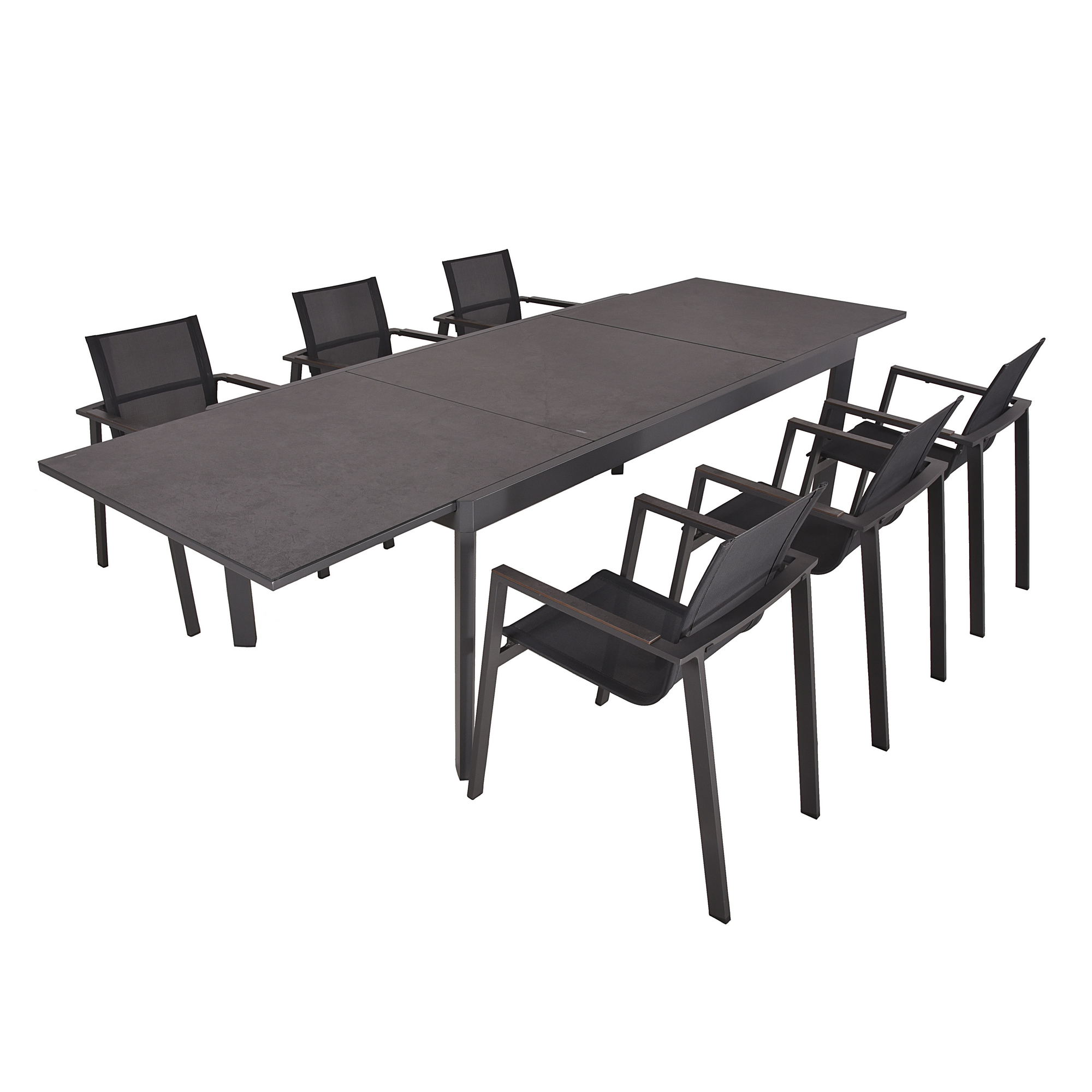 Gartenmöbelset 'Nerea' für 6 Personen Aluminium