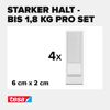 Powerstrips Click Klett-Klebepads small 4 x 2 Stück