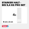 Powerstrips Click Klett-Klebepads medium 4 x 2 Stück