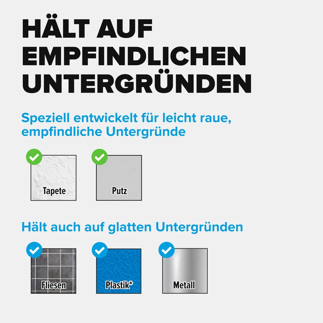 Powerstrips Click Klett-Klebepads medium 4 x 2 Stück