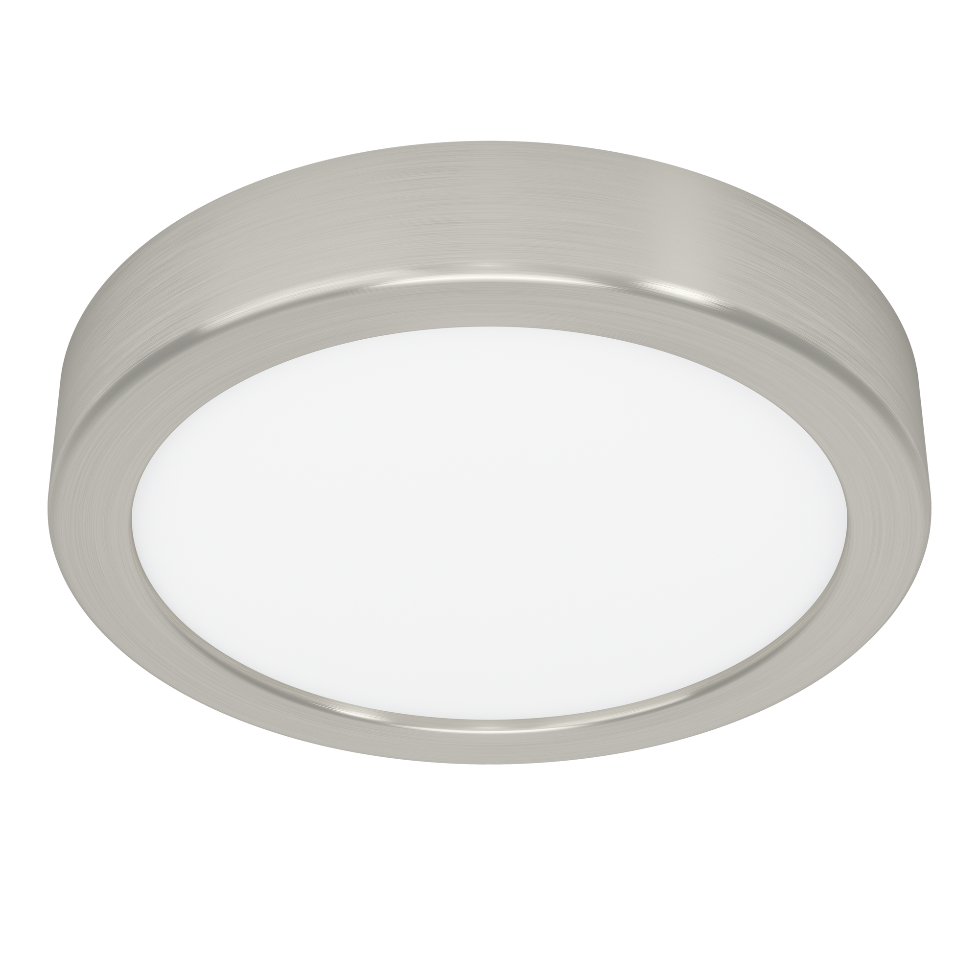 Deckenleuchte 'Fueva 6' Ø 16,6 cm nickel-matt/weiß 7,5 W