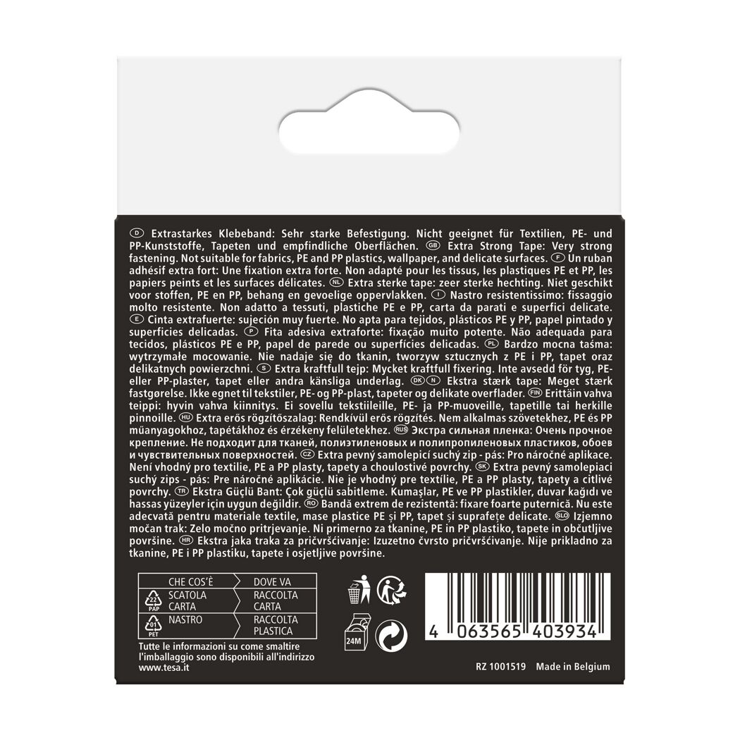 Klettband 'Ultra Power Lock Tape' 2,5 x 100 cm