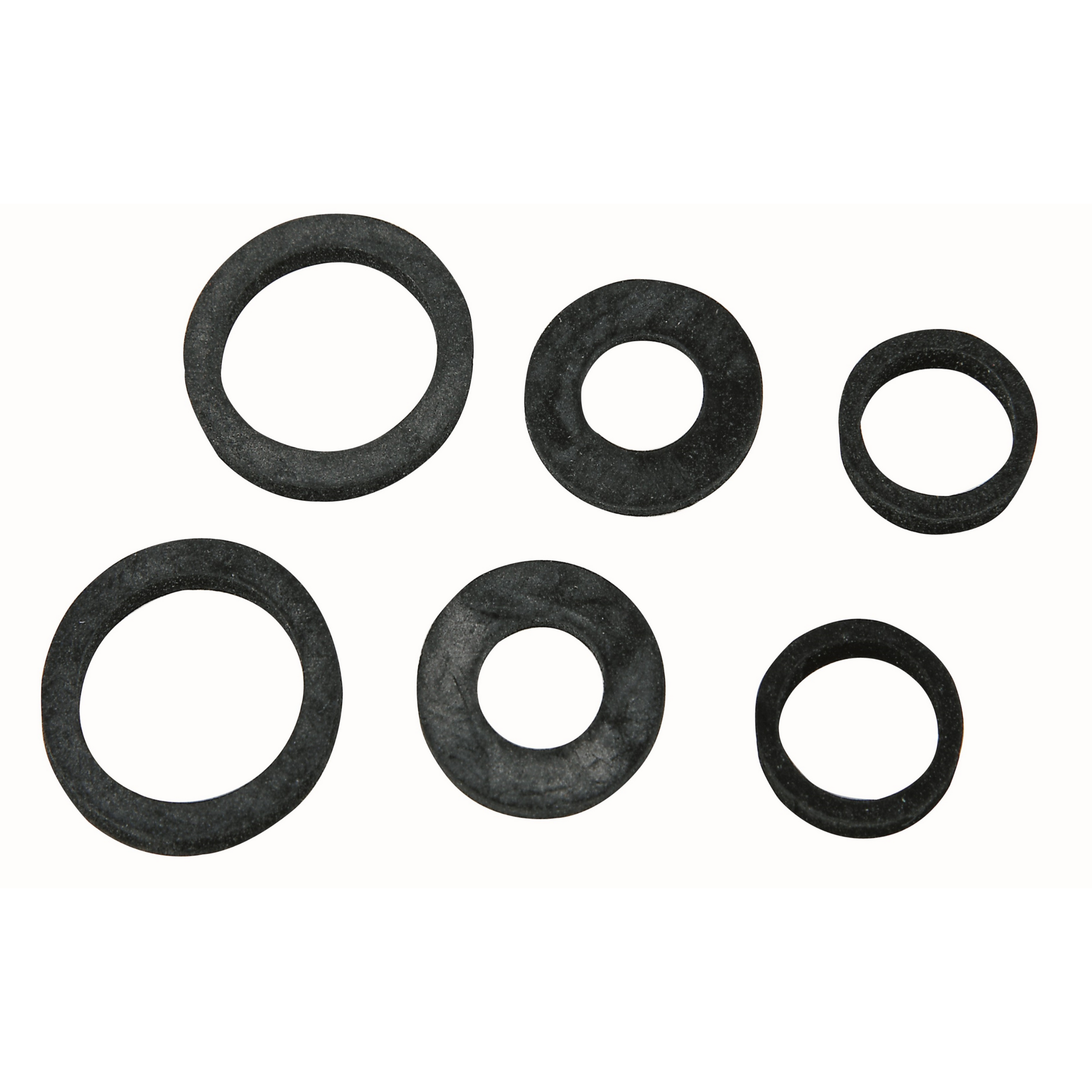 Schlauchverschraubungsdichtungs-Sortiment Gummi für 1/2" 3/4" 1", 6-teilig