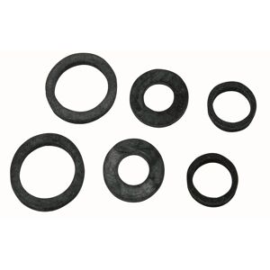 Schlauchverschraubungsdichtungs-Sortiment Gummi für 1/2" 3/4" 1", 6-teilig