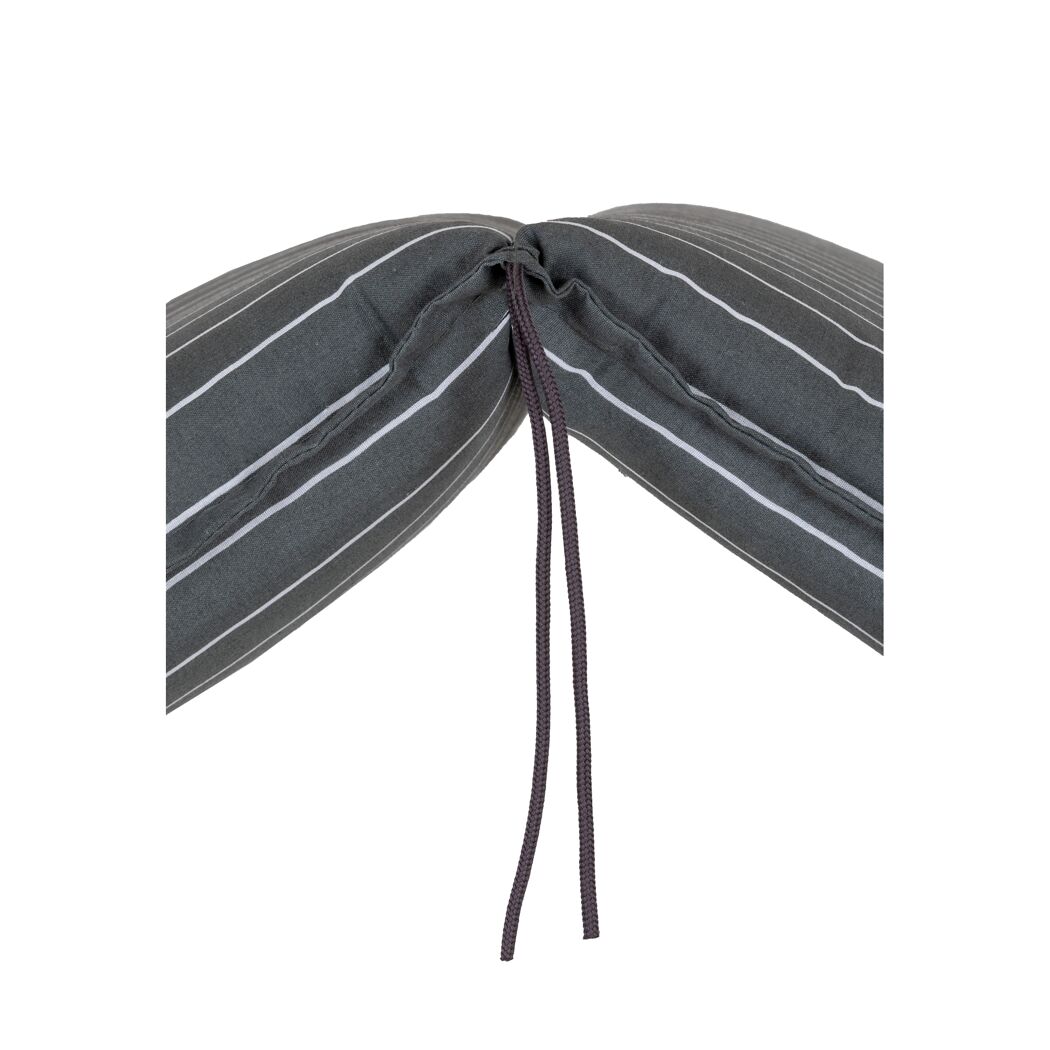 Hochlehner-Auflagenset 'Belm' grau/weiß 50 x 118 x 6 cm 6 Stück