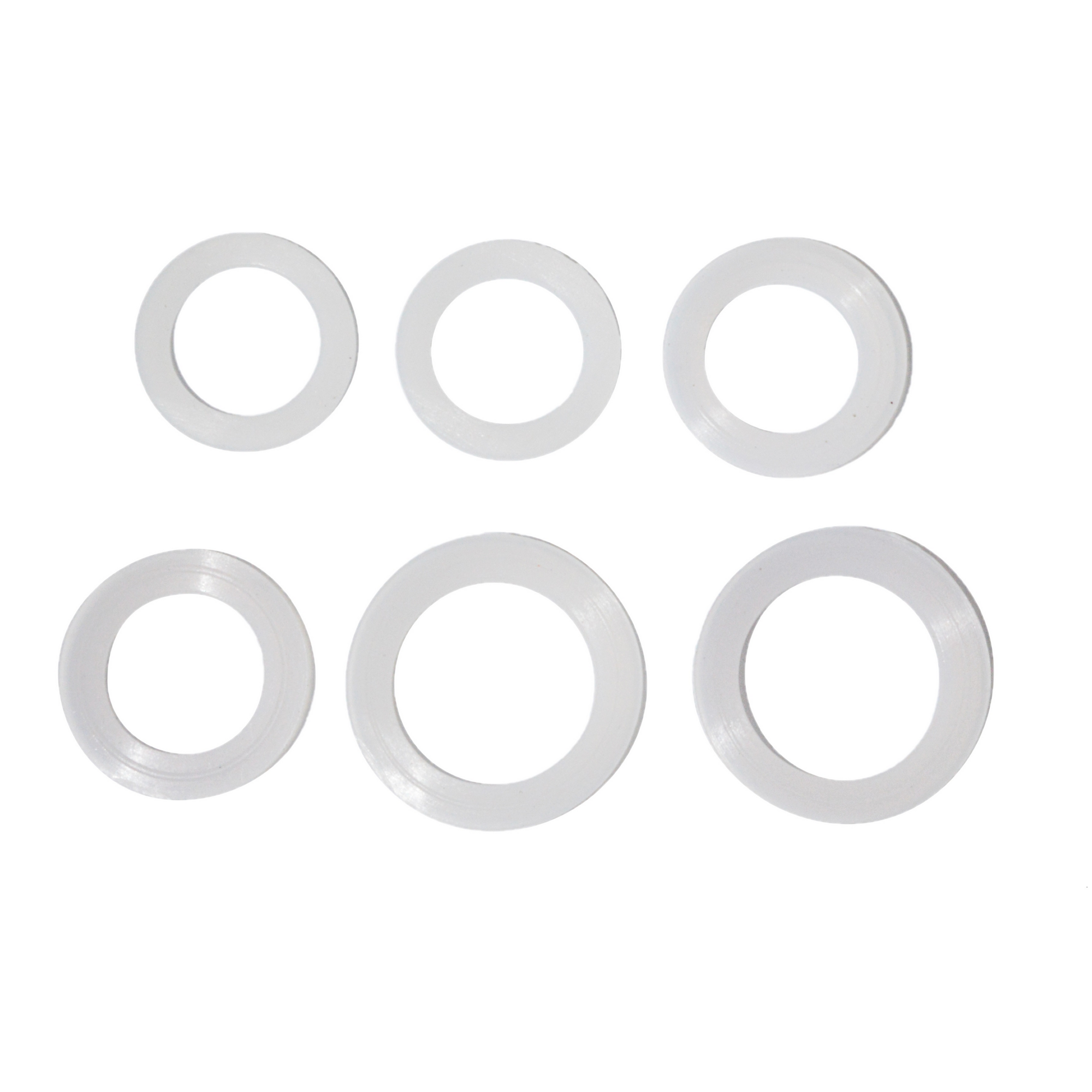 Mischdüsendichtung-Set Silikon für M22 IG/M24 AG/M28 AG, 6-teilig