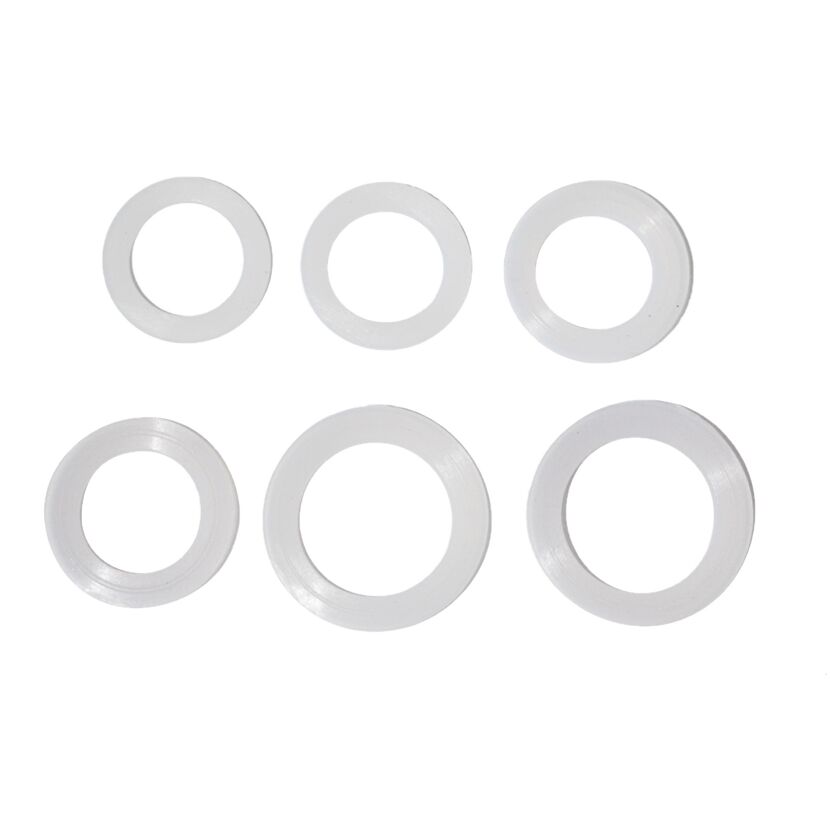 Mischdüsendichtung-Set Silikon für M22 IG/M24 AG/M28 AG, 6-teilig