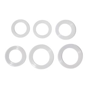 Mischdüsendichtung-Set Silikon für M22 IG/M24 AG/M28 AG, 6-teilig