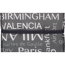 Niedriglehner-Auflagen-Set 'Barcelona' grau 50 x 101 x 6 cm 6 Stück