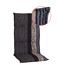 Hochlehner-Auflagenset 'Bangui' grau/braun 50 x 118 x 6 cm 4 Stück