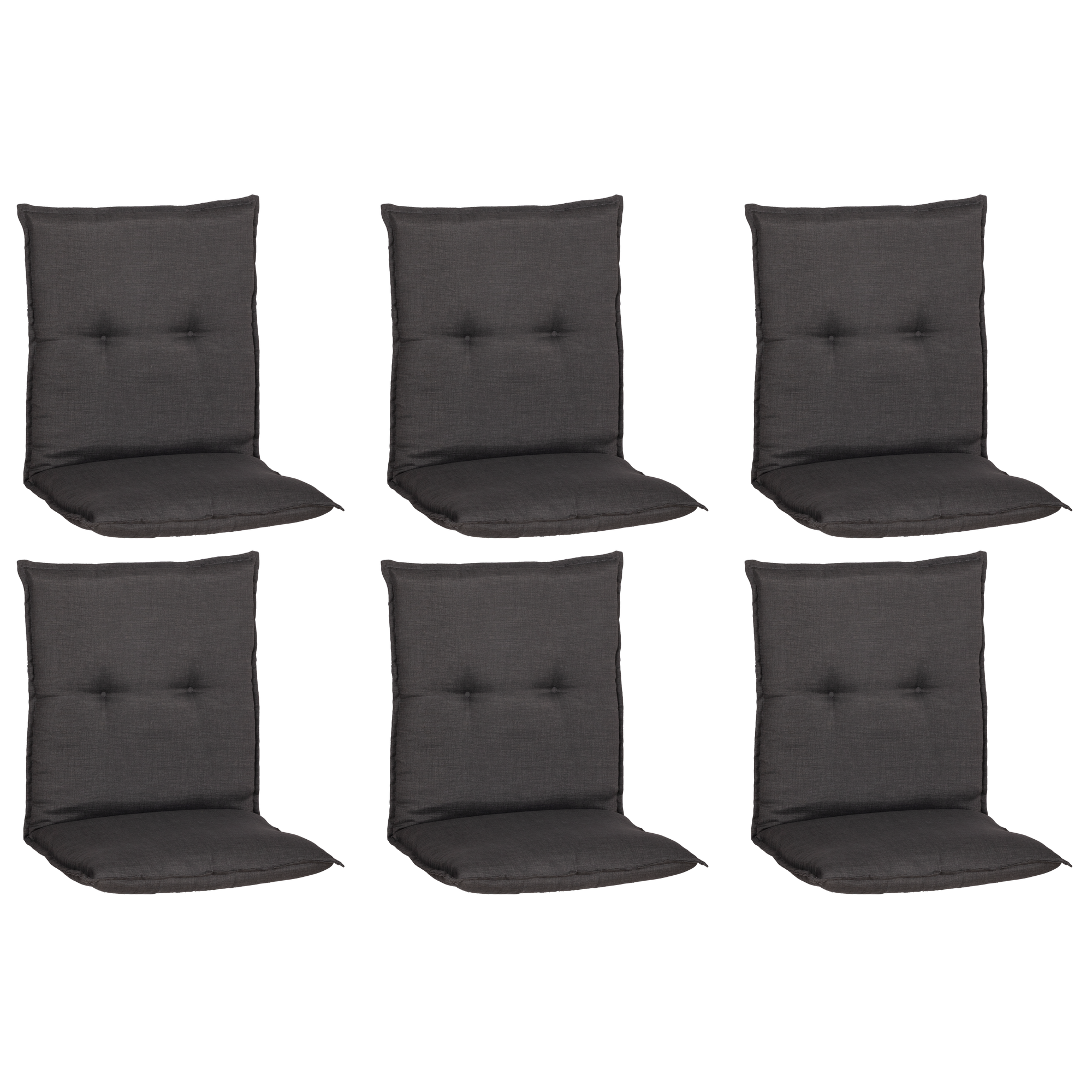 Niedriglehner-Auflage 'Barcelona' grau 50 x 101 x 6 cm