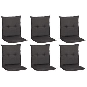 Niedriglehner-Auflage 'Barcelona' grau 50 x 101 x 6 cm