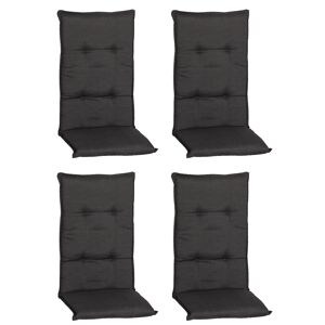 Hochlehner-Auflagen-Set 'Barcelona' grau 50 x 118 x 6 cm 4 Stück