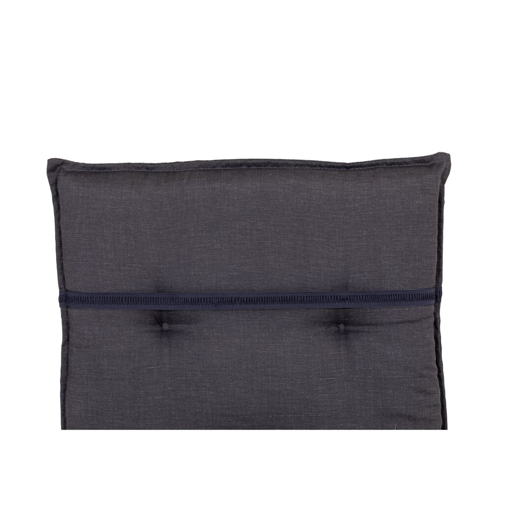 Liegestuhl-Auflage 'Belsh' anthrazit 50 x 171 x 6 cm