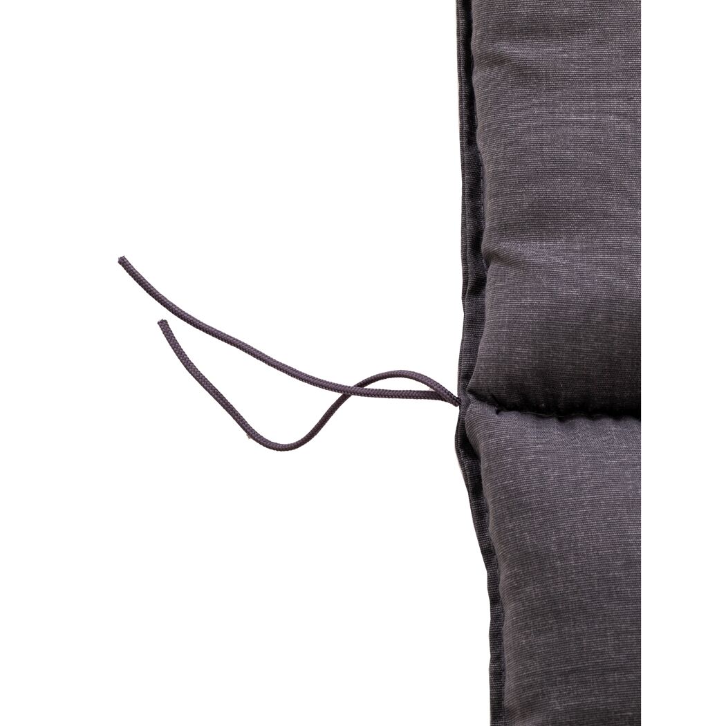Sonnenliegen-Auflage 'Belsh' anthrazit 60 x 193 x 6 cm