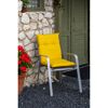 Niedriglehner-Auflagenset 'Brovine' gelb 50 x 101 x 6 cm 6 Stück