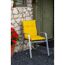Niedriglehner-Auflagenset 'Brovine' gelb 50 x 101 x 6 cm 6 Stück