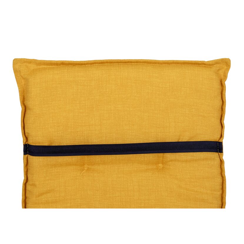 Niedriglehner-Auflagenset 'Brovine' gelb 50 x 101 x 6 cm 6 Stück
