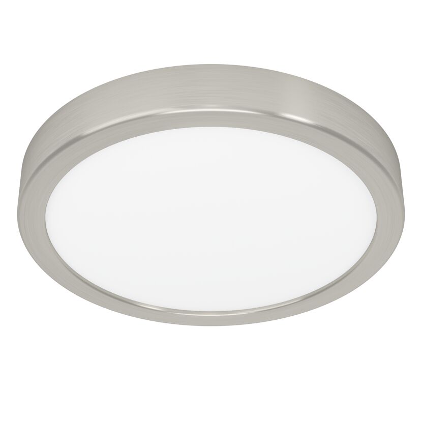 Deckenleuchte 'Fueva 6' Ø 21,1 cm nickel-matt/weiß 11,5 W