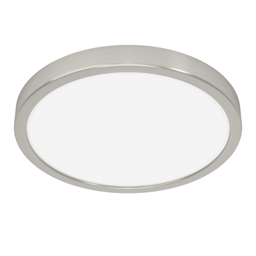Deckenleuchte 'Fueva 6' Ø 27,8 cm nickel-matt/weiß 14,2 W