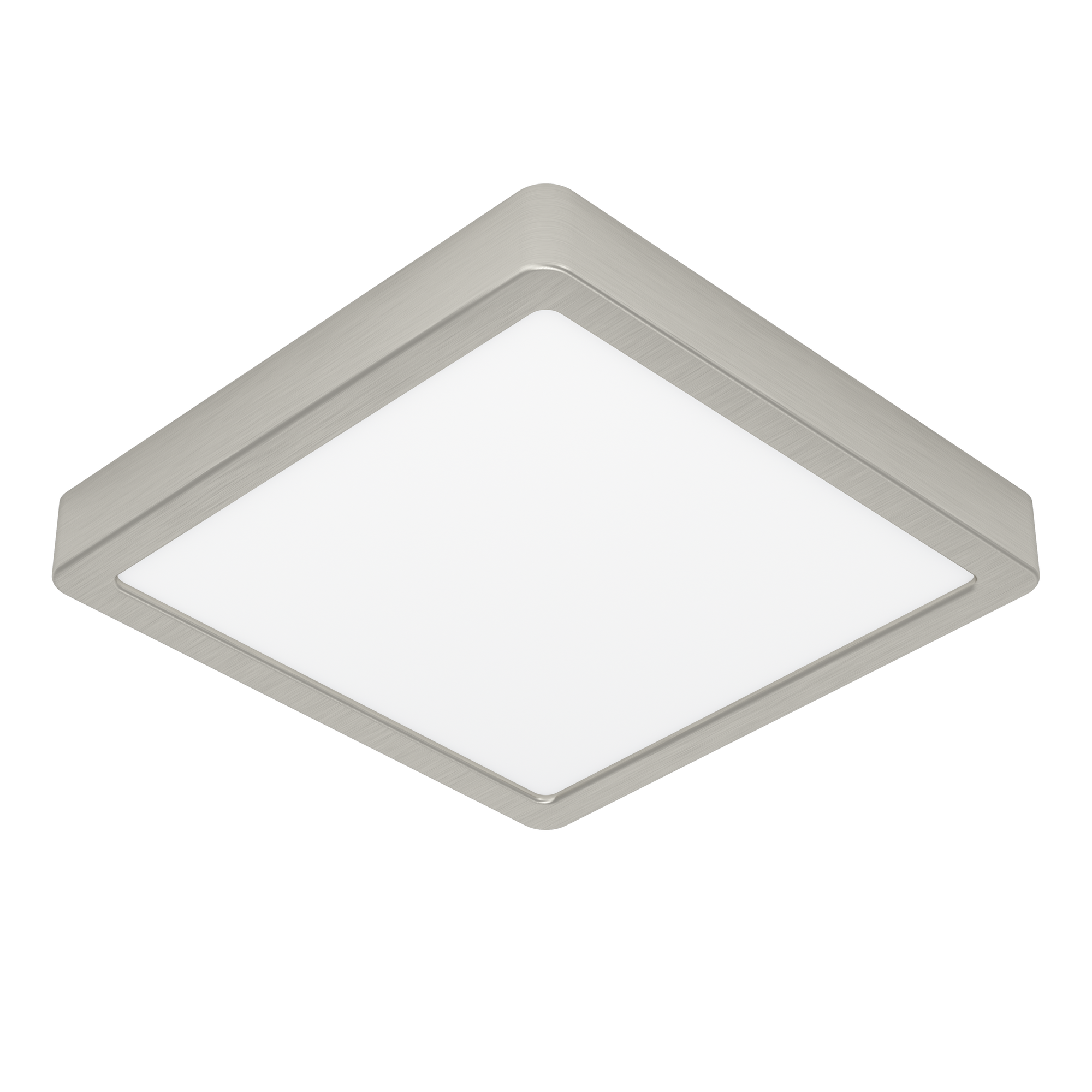 Deckenleuchte 'Fueva 6' 22 x 22 cm nickel-matt/weiß 10,5 W