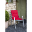 Niedriglehner-Auflagen-Set 'Genf' rot/blau 48 x 100 x 5 cm 6 Stück