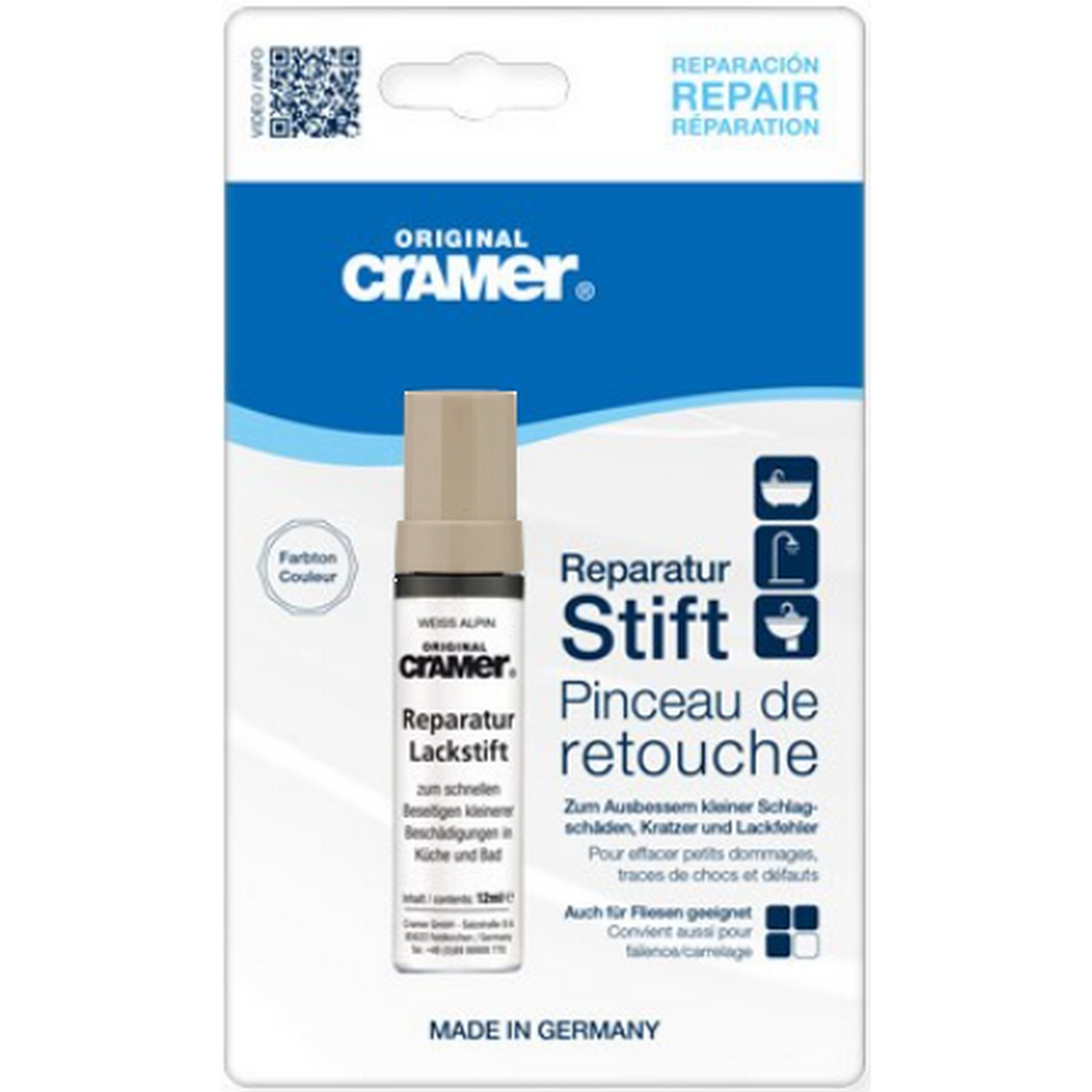 Reparatur-Lackstift bahama beige 12 ml
