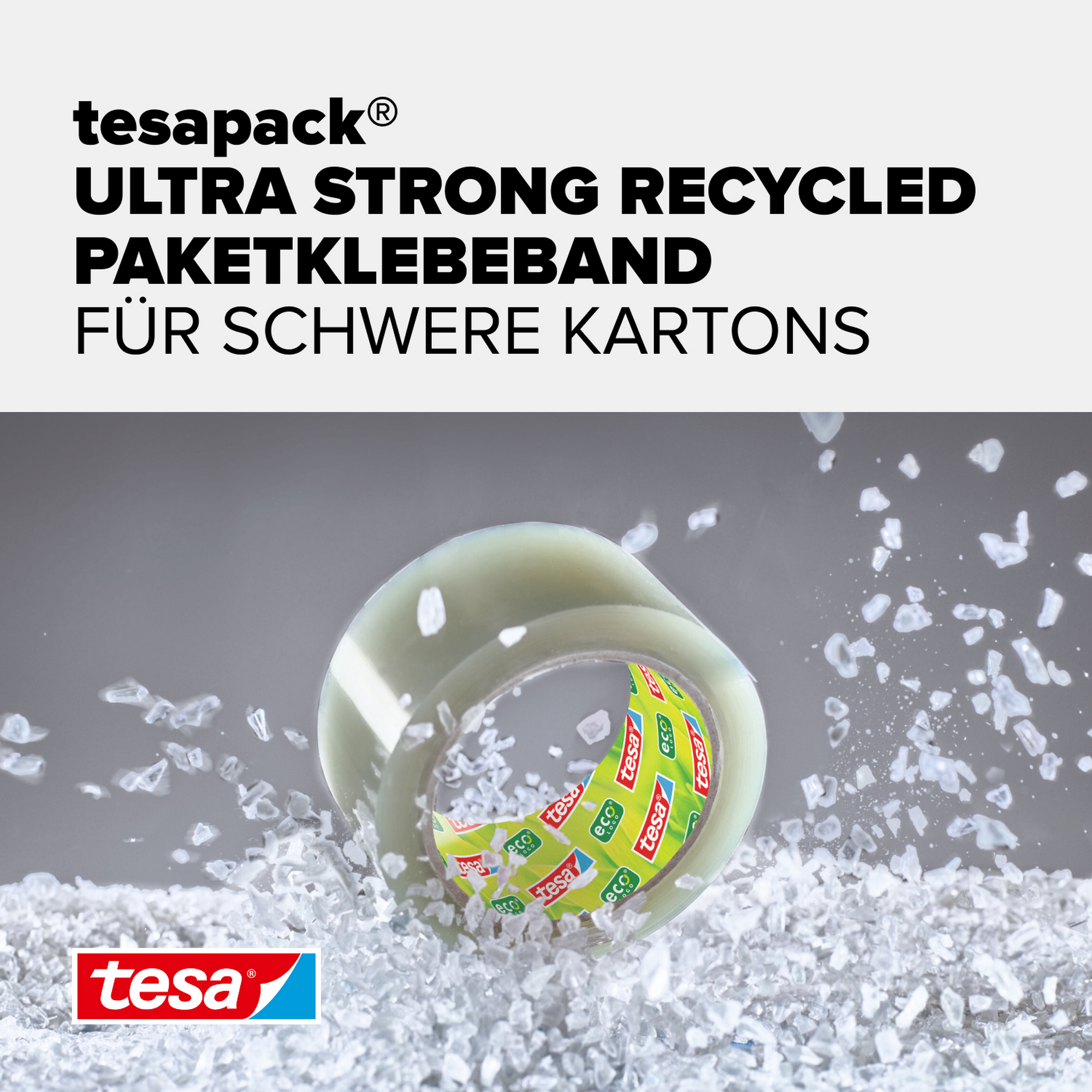 Packband 'Ultra Strong Recycled' 50 mm x 66 m