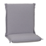 Niedriglehner-Auflagen-Set 'Ascot' grau 52 x 100 x 8 cm 4 Stück