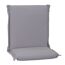Niedriglehner-Auflagenset 'Atlanta' grau 52 x 100 x 8 cm 6 Stück