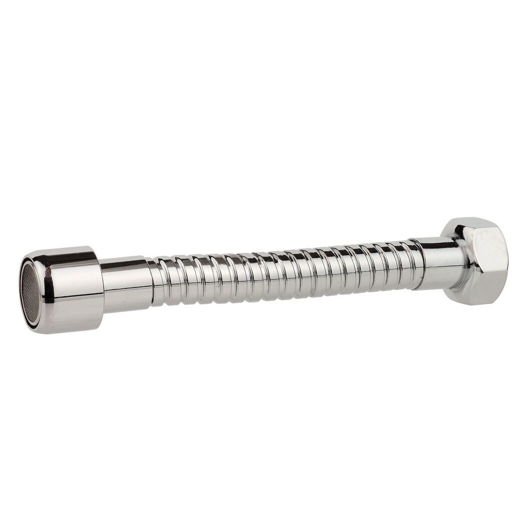 Metall-Schlauch verchromt M22 IG x 130 mm, mit Mischdüse