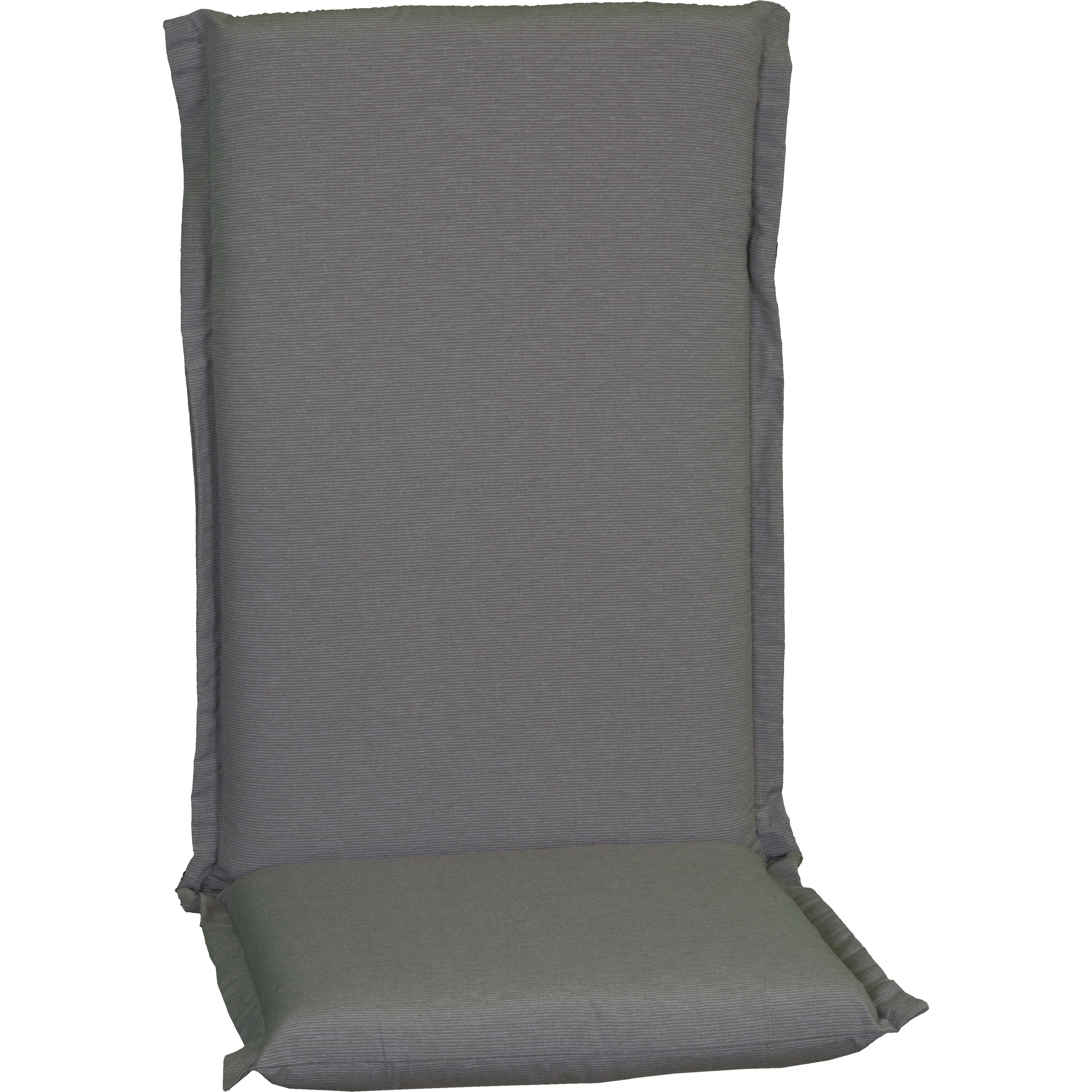 Hochlehner-Auflagen-Set 'Ascot' grau 52 x 120 x 8 cm 6 Stück