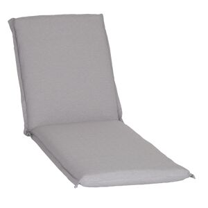 Liegen-Auflage 'Ascot' grau 62 x 120 x 8 cm