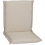 Niedriglehner-Auflagen-Set 'Ascot' beige 52 x 100 x 8 cm 4 Stück