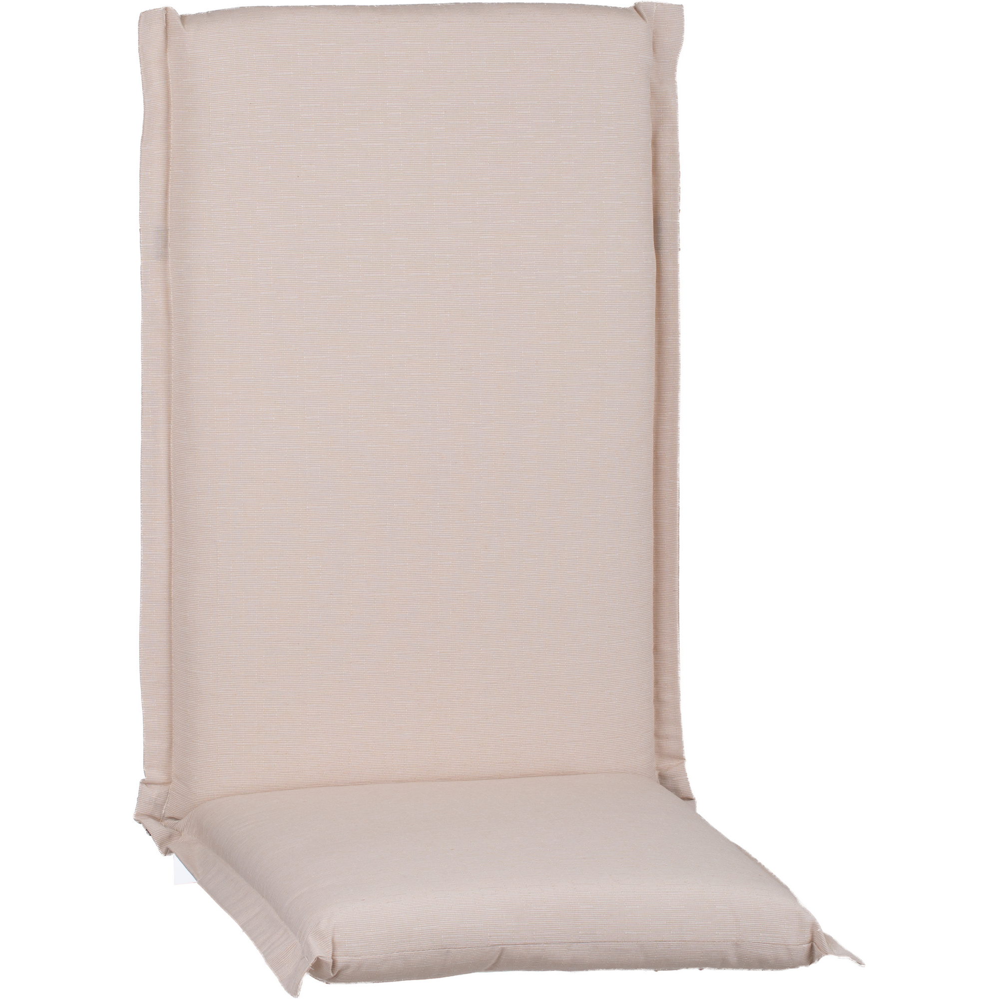 Hochlehner-Auflagen-Set 'Ascot' beige 52 x 120 x 8 cm 4 Stück