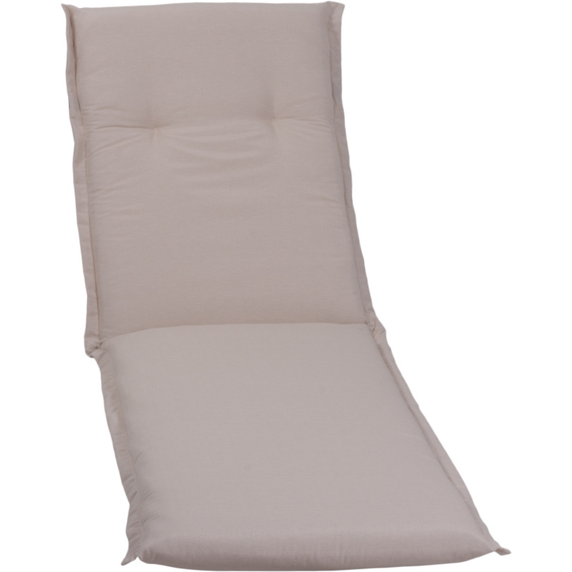 Liegen-Auflage 'Ascot' beige 62 x 120 x 8 cm
