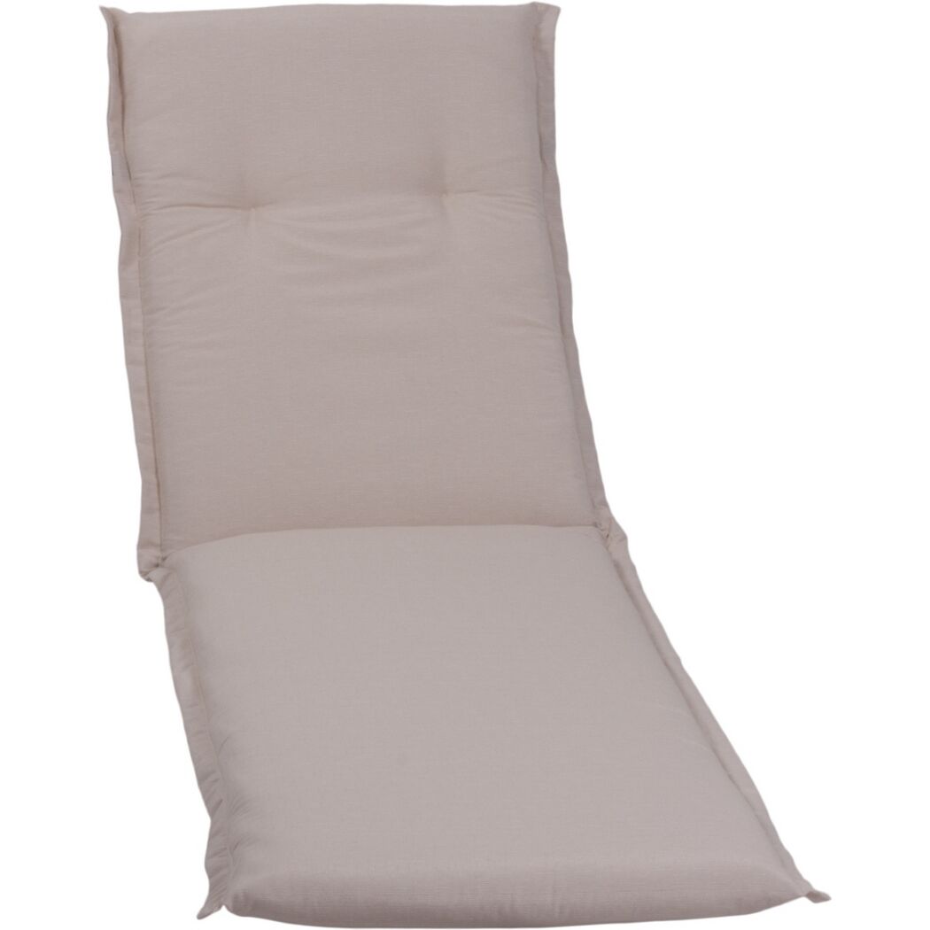 Sonnenliegen-Auflage 'Aurich' beige 62 x 120 x 8 cm