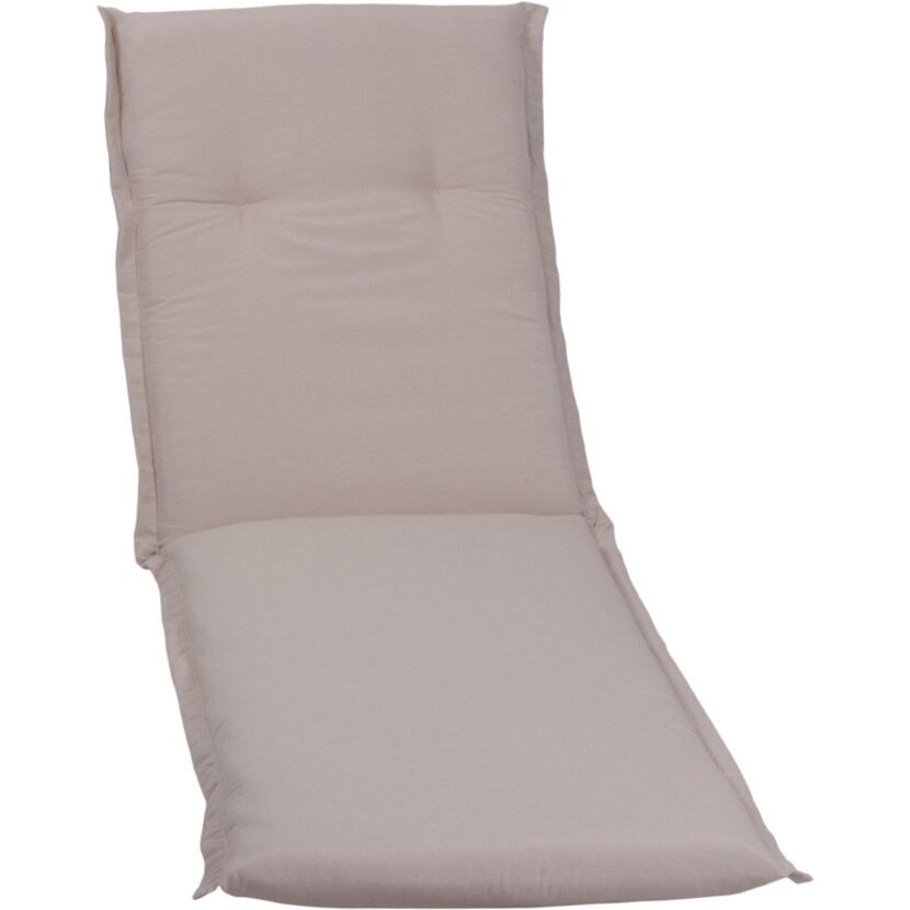 Sonnenliegen-Auflage 'Aurich' beige 62 x 120 x 8 cm