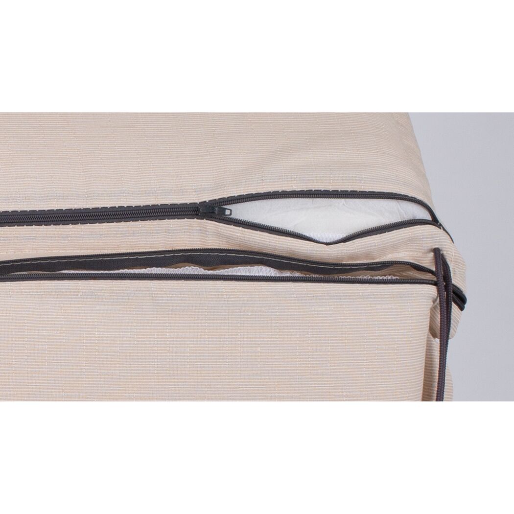 Sonnenliegen-Auflage 'Aurich' beige 62 x 120 x 8 cm