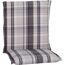 Niedriglehner-Auflagenset 'Atika' grau 52 x 100 x 8 cm 4 Stück