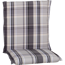 Niedriglehner-Auflagen-Set 'Ascot' grau 52 x 100 x 8 cm 6 Stück