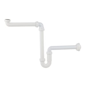 Raumspar-Siphon Kunststoff 1 1/4" x 32 mm, für Waschtisch
