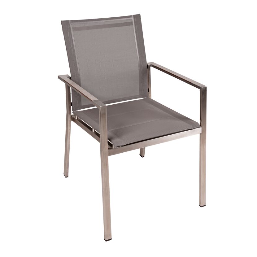 Gartenmöbelset 'Sienna' für 4 Personen Edelstahl