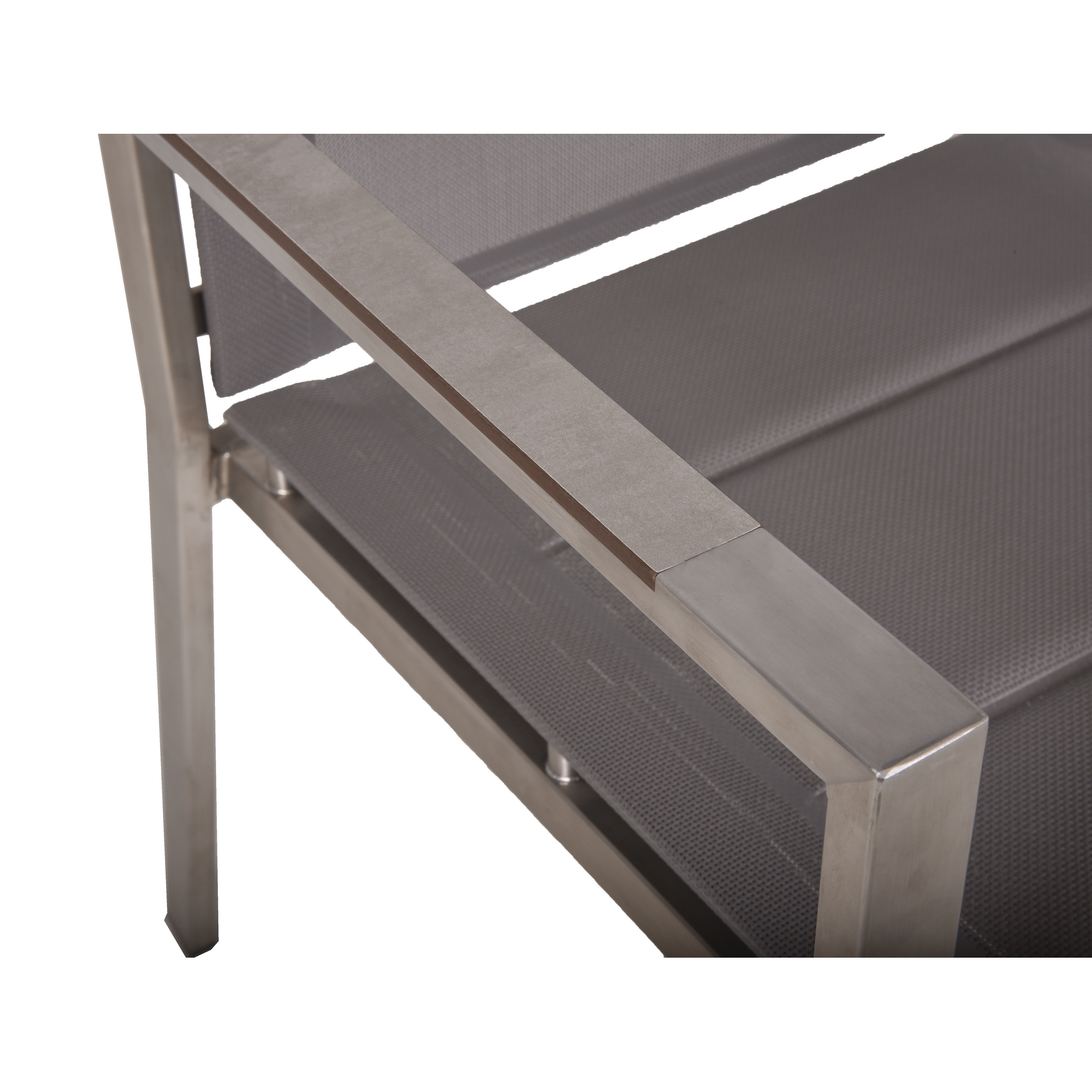 Gartenmöbelset 'Sienna' für 4 Personen Edelstahl