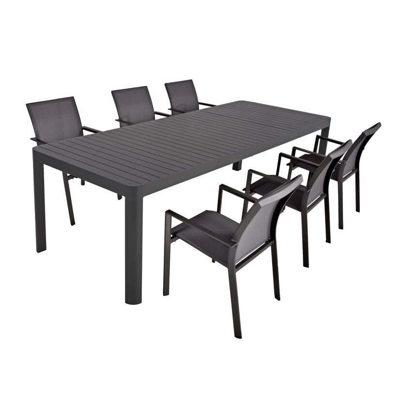 Gartenmöbelset 'Amira' für 6 Personen Aluminium