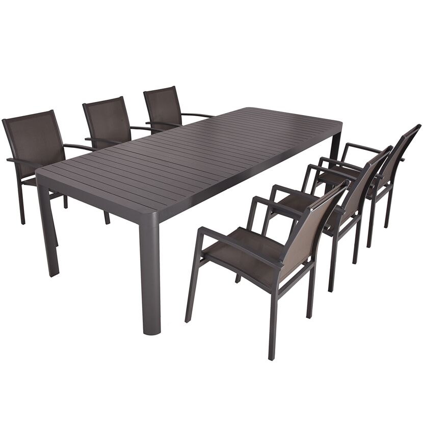 Gartenmöbelset 'Amira' für 6 Personen Aluminium